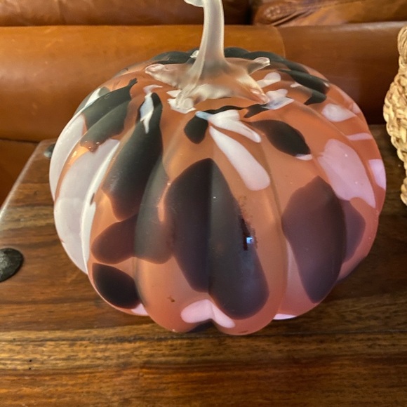NWT Anthropologie  Glass Cheena Pumpkin - Picture 7 of 8